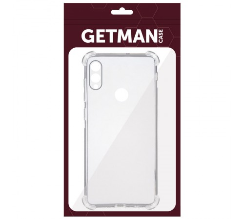 TPU чохол GETMAN Ease logo посилені кути Full Camera для Xiaomi Redmi Note 7 / Note 7 Pro / Note 7s Безбарвний (прозорий)
