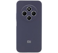 Чохол Silicone Cover Lakshmi Full Camera (AAA) with Logo для Xiaomi Redmi 14C / Poco C75 Сірий / Dark Gray