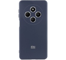 Чохол Silicone Cover Lakshmi Full Camera (AAA) with Logo для Xiaomi Redmi 14C / Poco C75 Темно-синій / Midnight blue