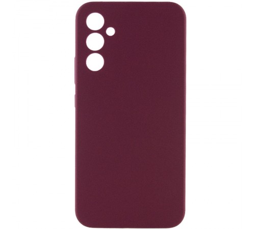 Чохол Silicone Cover Lakshmi Full Camera (AAA) для Samsung Galaxy A36 5G Бордовий / Plum