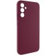 Чохол Silicone Cover Lakshmi Full Camera (AAA) для Samsung Galaxy A36 5G Бордовий / Plum