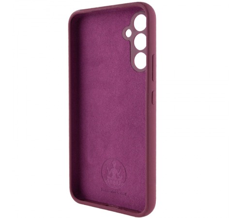 Чохол Silicone Cover Lakshmi Full Camera (AAA) для Samsung Galaxy A36 5G Бордовий / Plum