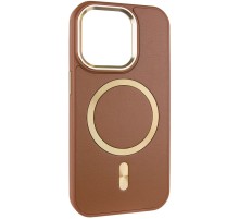 Шкіряний чохол SnapCase with MagSafe для Apple iPhone 11 (6.1") Brown