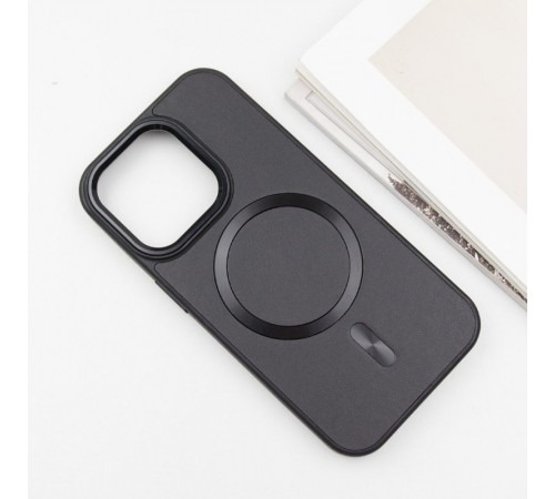Шкіряний чохол SnapCase with MagSafe для Apple iPhone 13 / 14 (6.1") Black Шкіряний чохол SnapCase with MagSafe для Apple iPhone 13 / 14 (6.1") Black