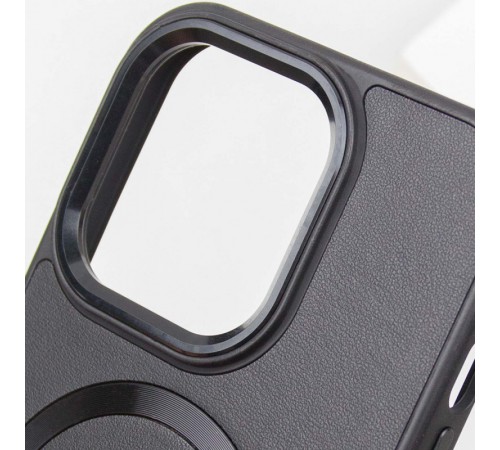 Шкіряний чохол SnapCase with MagSafe для Apple iPhone 13 / 14 (6.1") Black Шкіряний чохол SnapCase with MagSafe для Apple iPhone 13 / 14 (6.1") Black