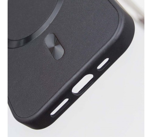 Шкіряний чохол SnapCase with MagSafe для Apple iPhone 13 / 14 (6.1") Black Шкіряний чохол SnapCase with MagSafe для Apple iPhone 13 / 14 (6.1") Black