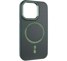 Шкіряний чохол SnapCase with MagSafe для Apple iPhone 13 / 14 (6.1") Green