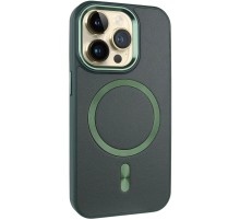 Шкіряний чохол SnapCase with MagSafe для Apple iPhone 15 Pro (6.1") Green