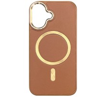 Шкіряний чохол SnapCase with MagSafe для Apple iPhone 16 (6.1") Brown