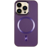 Шкіряний чохол SnapCase with MagSafe для Apple iPhone 16 Pro (6.3") Dark Purple