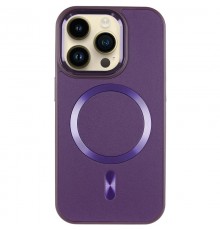Шкіряний чохол SnapCase with MagSafe для Apple iPhone 16 Pro Max (6.9") Dark Purple