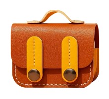Шкіряний футляр Briefcase для навушників AirPods Pro Brown / Yellow Шкіряний футляр Briefcase для навушників AirPods Pro Brown / Yellow