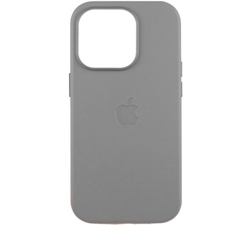 Шкіряний чохол Leather Case (AAA) with MagSafe and Animation для Apple iPhone 16 Pro Max (6.9") Light Gray Шкіряний чохол Leather Case (AAA) with MagSafe and Animation для Apple iPhone 16 Pro Max (6.9") Light Gray