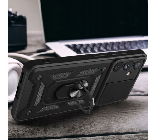 Ударостійкий чохол Camshield Serge Ring для Samsung Galaxy A36 5G Чорний Ударостійкий чохол Camshield Serge Ring для Samsung Galaxy A36 5G Чорний