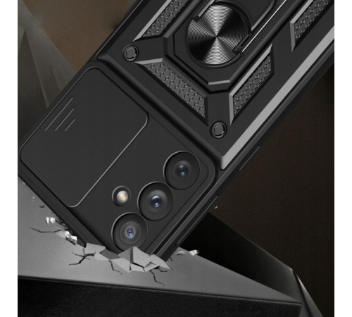 Ударостійкий чохол Camshield Serge Ring для Samsung Galaxy A36 5G Чорний Ударостійкий чохол Camshield Serge Ring для Samsung Galaxy A36 5G Чорний