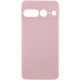 Чохол TPU GETMAN Liquid Silk Full Camera для Google Pixel 7 Pro Рожевий / Pink Sand