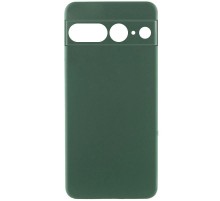 Чохол TPU GETMAN Liquid Silk Full Camera для Google Pixel 7 Pro Зелений / Dark green