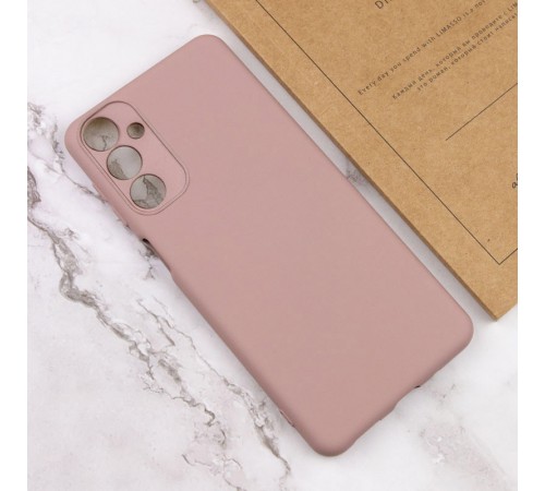 Чохол TPU GETMAN Liquid Silk Full Camera для Samsung Galaxy A34 5G Рожевий / Pink Sand Чохол TPU GETMAN Liquid Silk Full Camera для Samsung Galaxy A34 5G Рожевий / Pink Sand