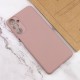 Чохол TPU GETMAN Liquid Silk Full Camera для Samsung Galaxy A34 5G Рожевий / Pink Sand