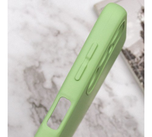 Чохол TPU GETMAN Liquid Silk Full Camera для Samsung Galaxy A34 5G Зелений / Pistachio Чохол TPU GETMAN Liquid Silk Full Camera для Samsung Galaxy A34 5G Зелений / Pistachio
