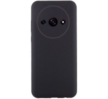 Чохол TPU GETMAN Liquid Silk Full Camera для Xiaomi Redmi A3 Чорний / Black