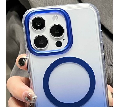 Чохол TPU+PC Shadow with MagSafe для Apple iPhone 14 Pro (6.1") Blue Чохол TPU+PC Shadow with MagSafe для Apple iPhone 14 Pro (6.1") Blue