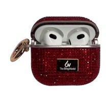 TPU чохол Bling World Rock Diamond для навушників AirPods 4 Червоний