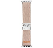Ремінець Nylon New Design для Apple Watch 42/44/45/46/49mm Biege