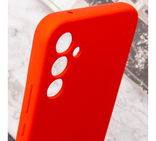 Чохол Silicone Cover Lakshmi Full Camera (AAA) для Samsung Galaxy A56 5G Червоний / Red Чохол Silicone Cover Lakshmi Full Camera (AAA) для Samsung Galaxy A56 5G Червоний / Red