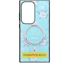 TPU+PC чохол Soft Secret Garden with MagFit для Samsung Galaxy S25 Mint