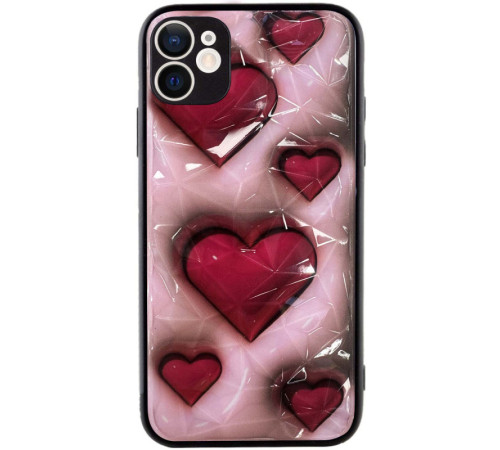 TPU+PC чохол Prisma Plushie для Apple iPhone 12 (6.1") Hearts