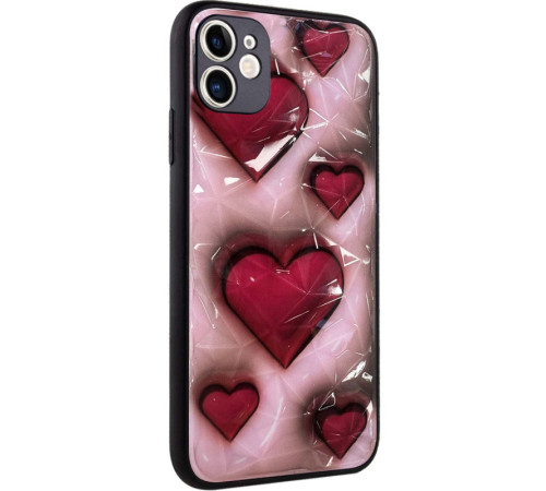 TPU+PC чохол Prisma Plushie для Apple iPhone 12 (6.1") Hearts