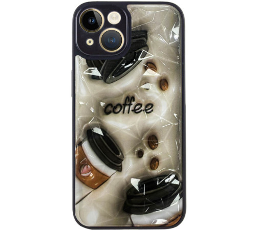 TPU+PC чохол Prisma Plushie для Apple iPhone 14 (6.1") Coffee