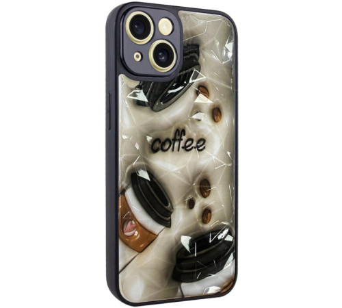 TPU+PC чохол Prisma Plushie для Apple iPhone 14 (6.1") Coffee