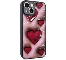 TPU+PC чохол Prisma Plushie для Apple iPhone 14 (6.1") Hearts