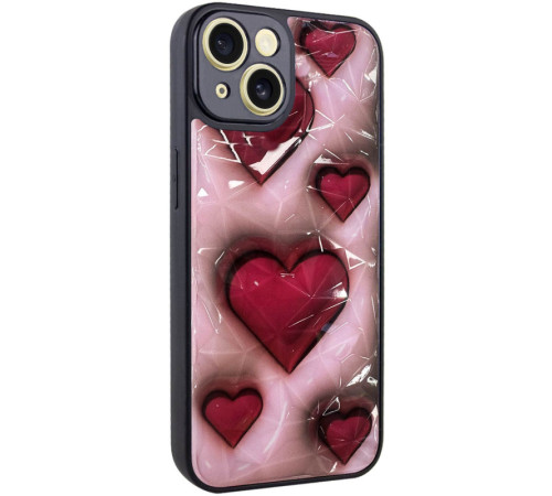 TPU+PC чохол Prisma Plushie для Apple iPhone 14 (6.1") Hearts