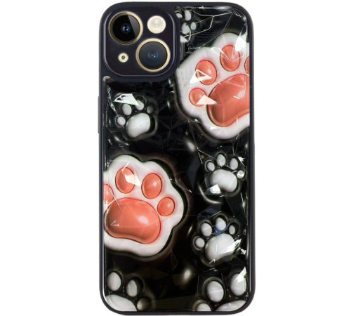 TPU+PC чохол Prisma Plushie для Apple iPhone 14 (6.1") Paws