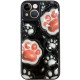 TPU+PC чохол Prisma Plushie для Apple iPhone 14 (6.1") Paws