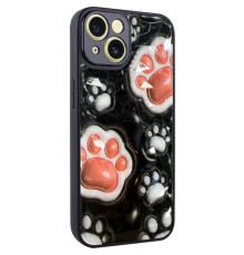 TPU+PC чохол Prisma Plushie для Apple iPhone 14 (6.1") Paws