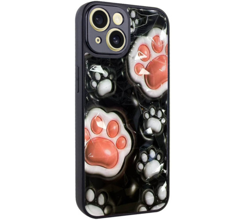 TPU+PC чохол Prisma Plushie для Apple iPhone 14 (6.1") Paws