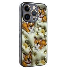 TPU+PC чохол Prisma Plushie для Apple iPhone 14 Pro (6.1") Corgi