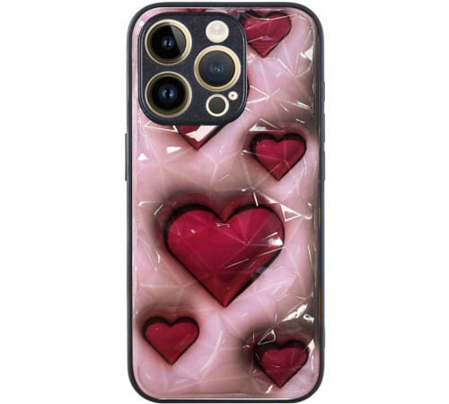 TPU+PC чохол Prisma Plushie для Apple iPhone 14 Pro (6.1") Hearts
