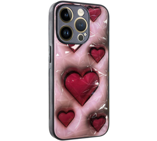 TPU+PC чохол Prisma Plushie для Apple iPhone 14 Pro (6.1") Hearts