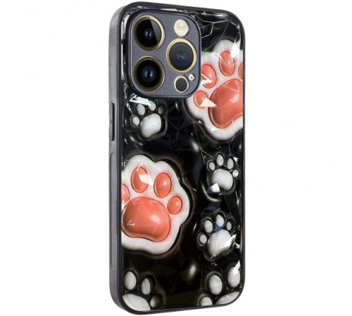TPU+PC чохол Prisma Plushie для Apple iPhone 15 Pro Max (6.7") Paws TPU+PC чохол Prisma Plushie для Apple iPhone 15 Pro Max (6.7") Paws