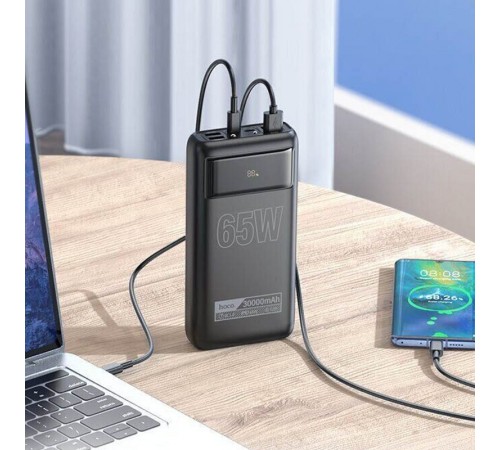 Портативний ЗП Power Bank Hoco DB81 Apollo PD65W 30000 mAh Black