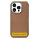 Шкіряний чохол Leather Case Metal Buttons для Samsung Galaxy A25 5G Brown