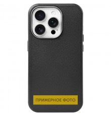 Шкіряний чохол Leather Case Metal Buttons для Samsung Galaxy S24+ / S25+ Black