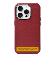 Шкіряний чохол Leather Case Metal Buttons для Xiaomi Redmi 13C / Poco C65 Red