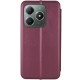 Шкіряний чохол-книжка Classy для ZTE Blade A75 4G Бордовий