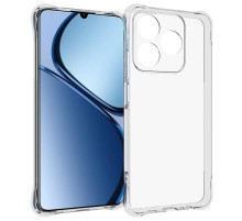 TPU чохол GETMAN Ease logo посилені кути Full Camera для Realme C61 4G Безбарвний (прозорий)